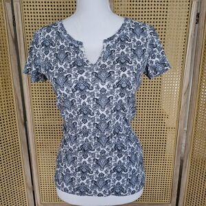 Blue Paisley Lucky Tees Shirt